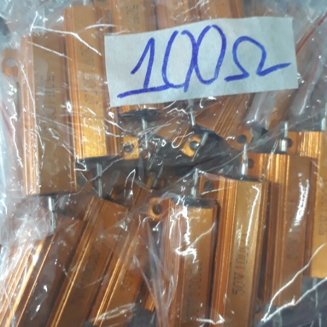 Trở nhôm 50w 100 om