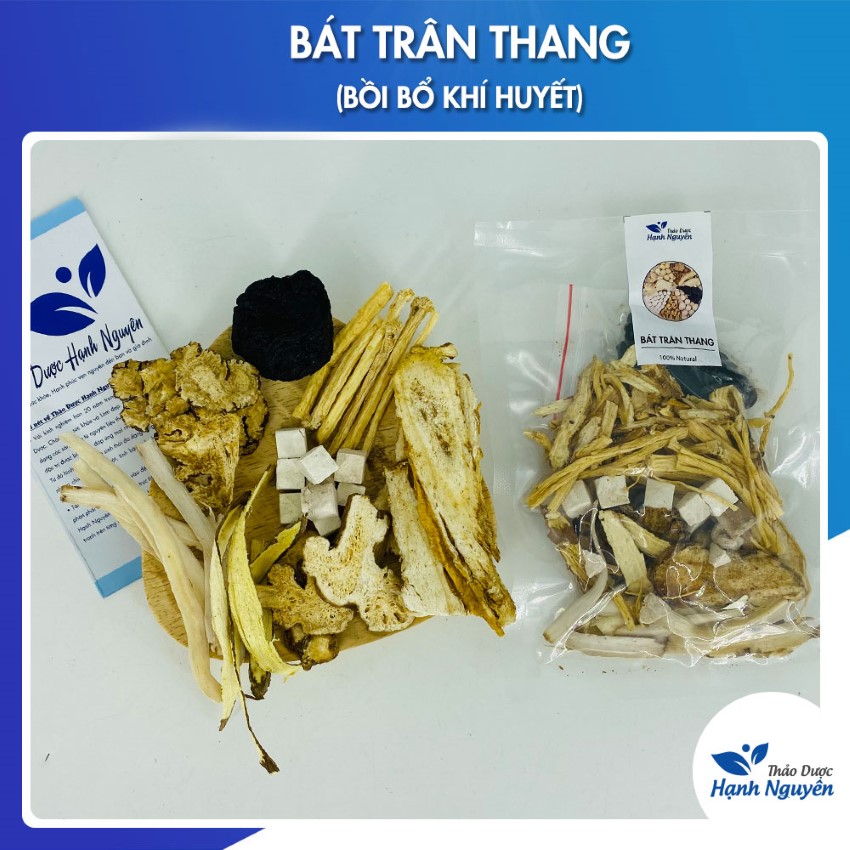 Bát Trân Thang (Xuyên Khung, Đương Quy, Thục Địa, Bạch Thược, Đẳng Sâm, Bạch Linh, Bạch Truật, Cam Thảo) - Bổ Khí Huyết
