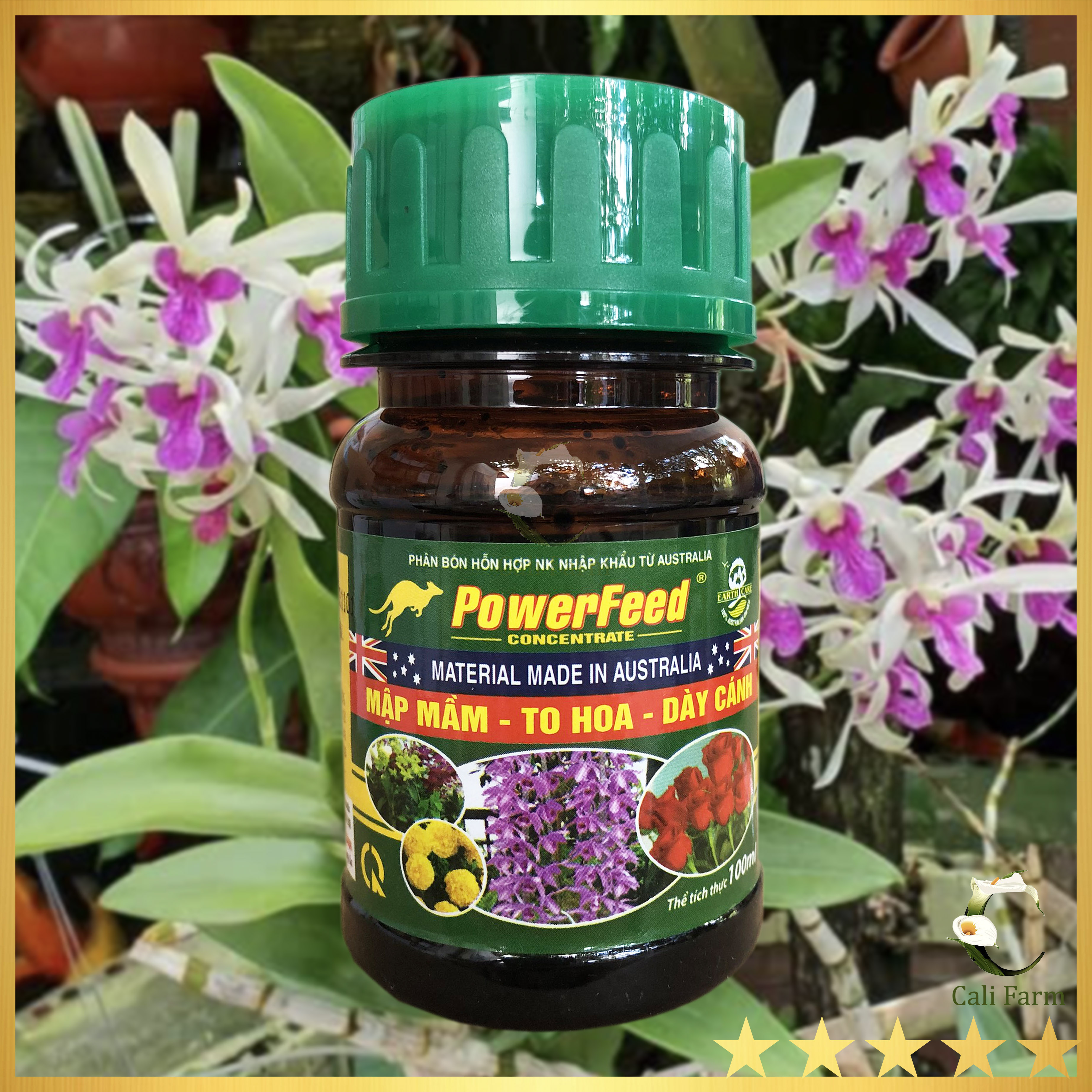 Phân bón lá Powerfeed 100ml Mập Mầm, To Hoa, Dày Cành