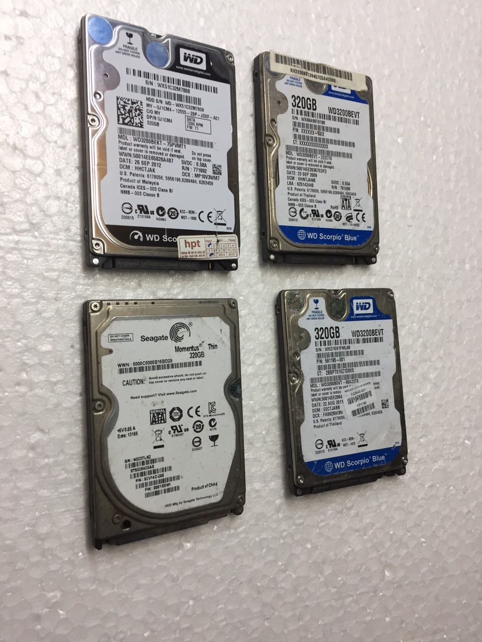 Ổ Cứng HDD Laptop chuẩn SATA 320G Caution Kĩ Thuật