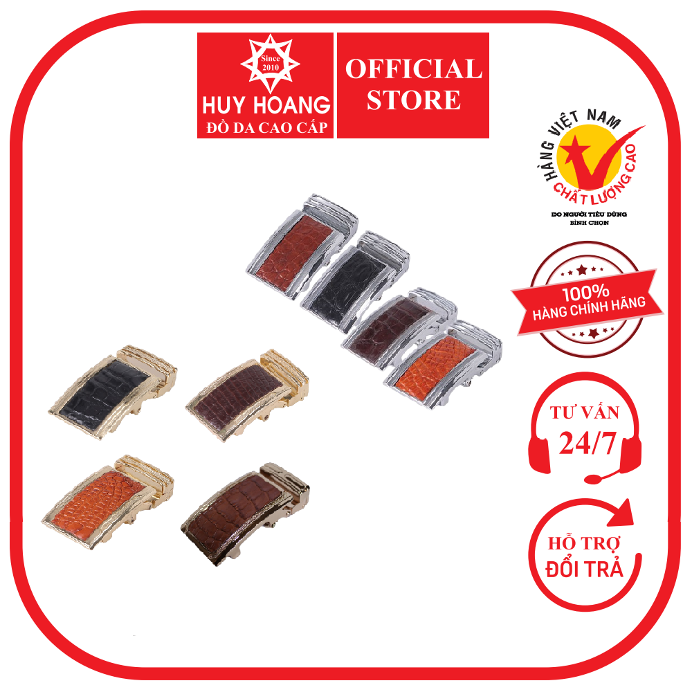 Đầu khóa mặt da cá sấu 4P nhiều loại nhiều màu HK9217-18-19-20-21-22-23-24
