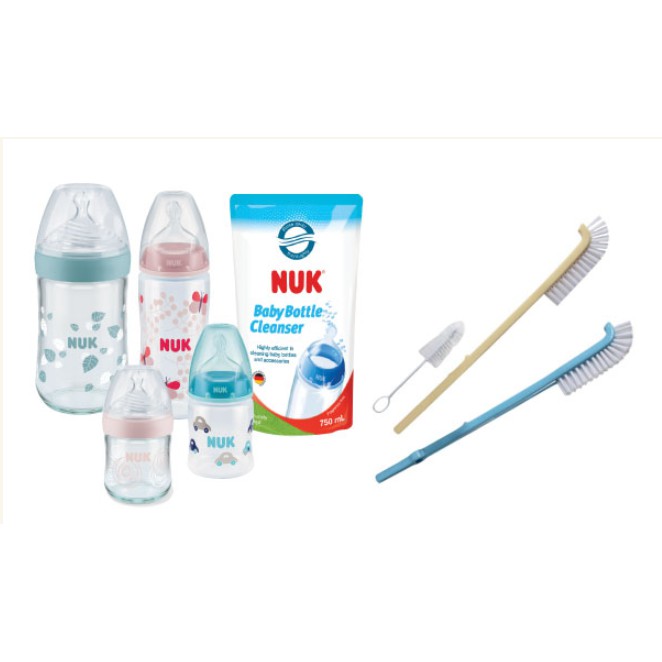 BỘ CHỔI CỌ BÌNH SỮA NUK DELUXE