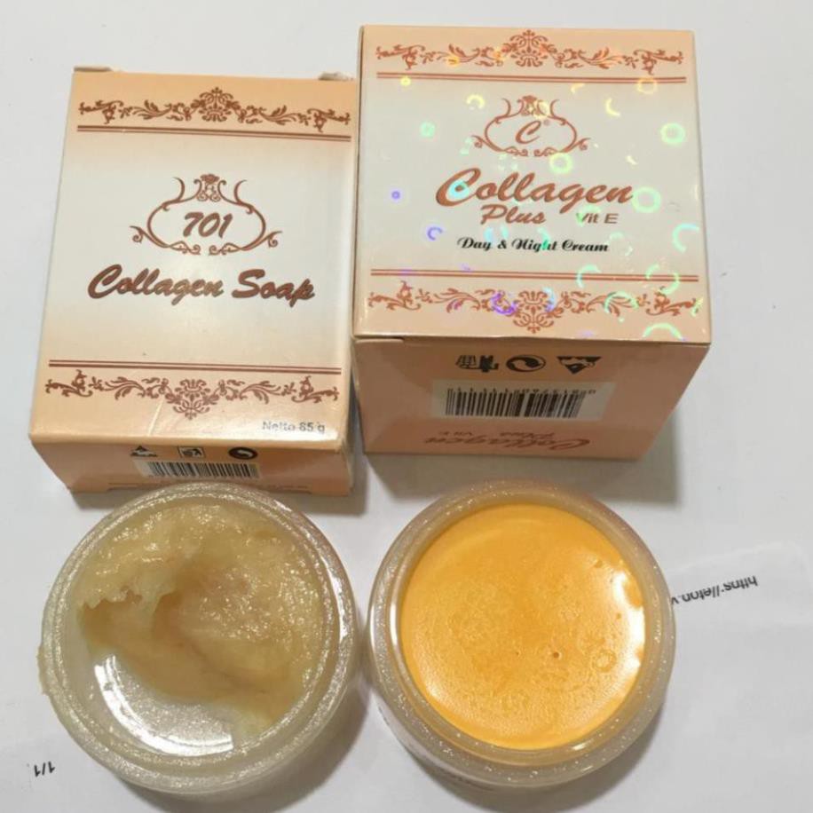 Bộ kem collagen plus vit e cao cấp 701