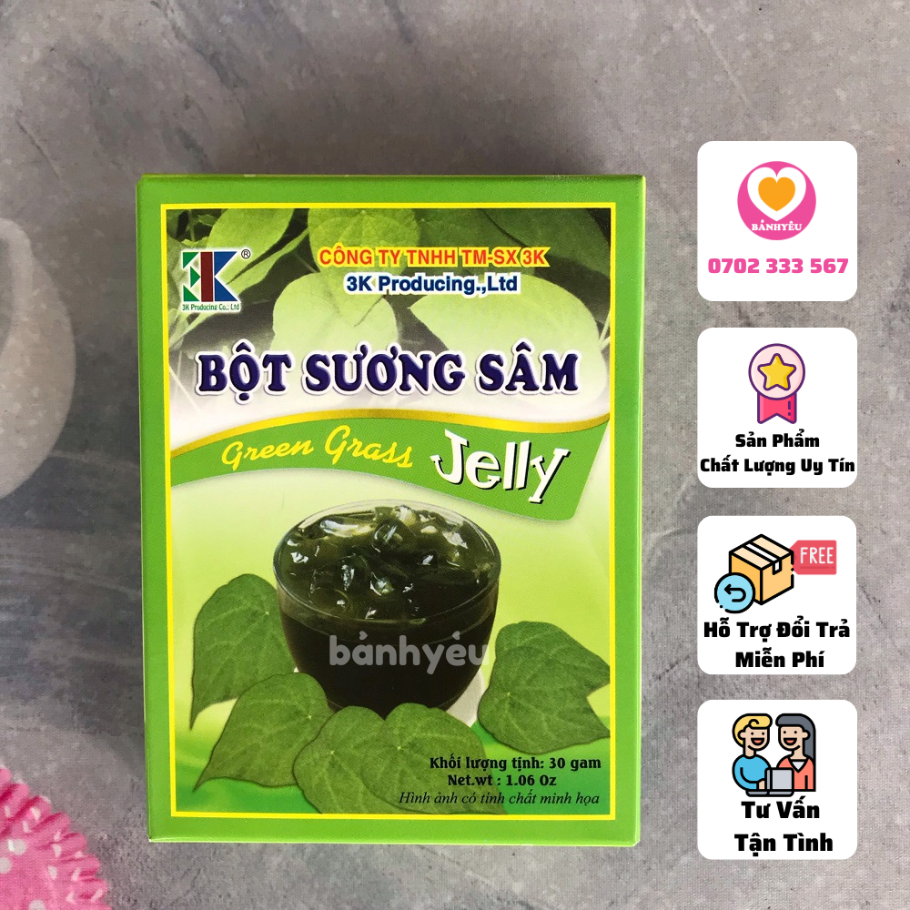 Bột sương sâm 30g hiệu 3K
