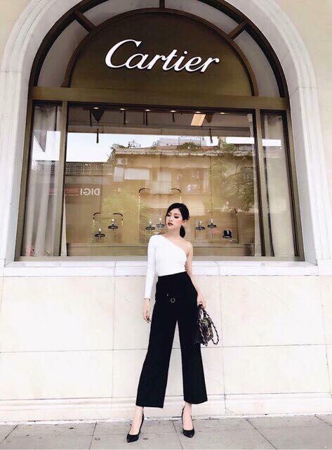Áo 1 tay trơn như mẫu mặc vải lụa