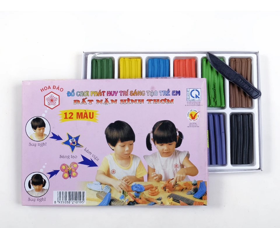 đất sét thơm nặn hình - 12 màu