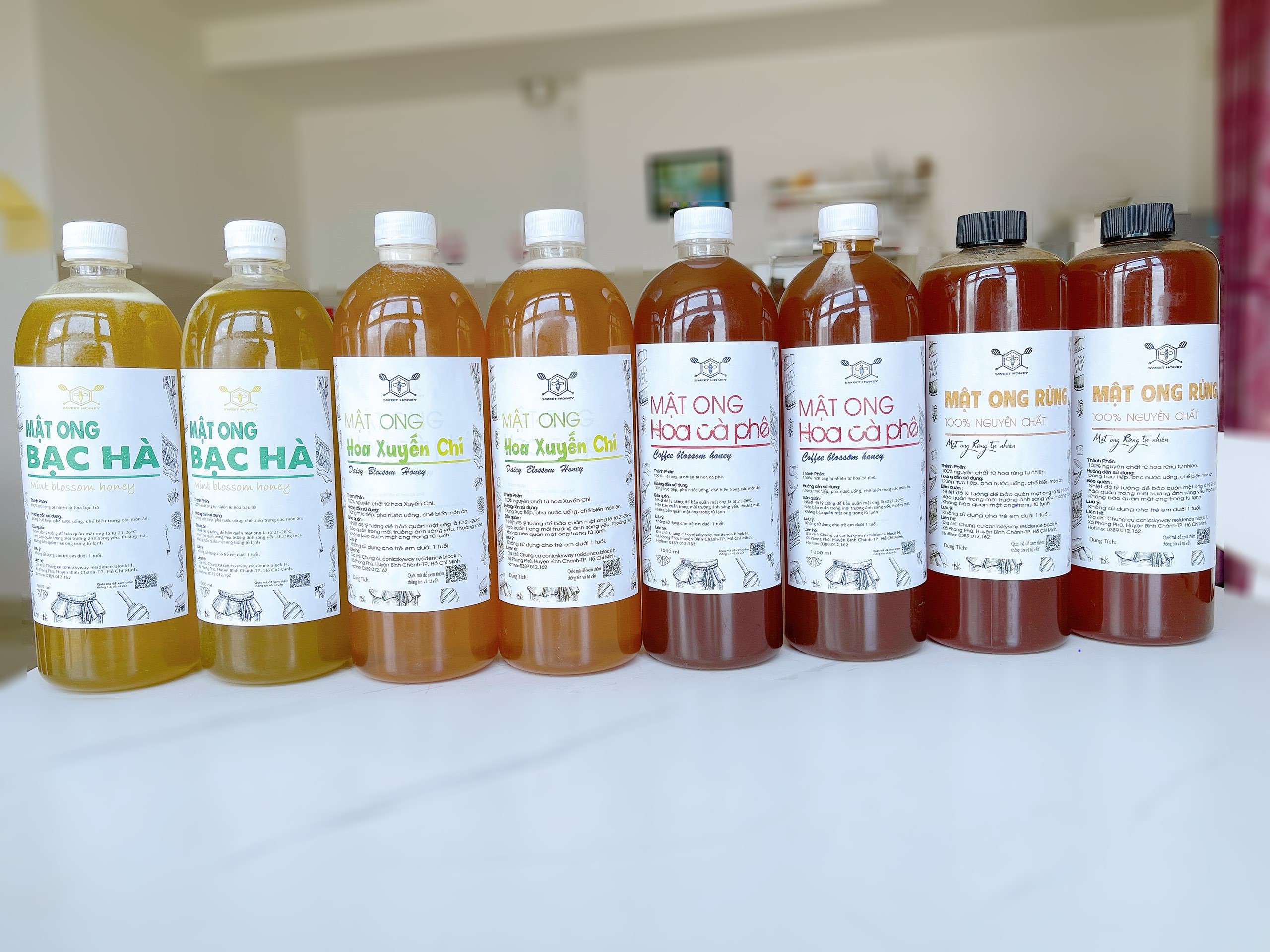 [NGUYÊN CHẤT 100%] Mật Ong Hoa Cà Phê Đaklak "SWEET HONEY"