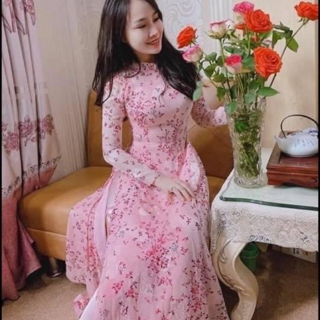 [SALE SỐC] BỘ ÁO DÀI LỤA TƠ CAO CẤP