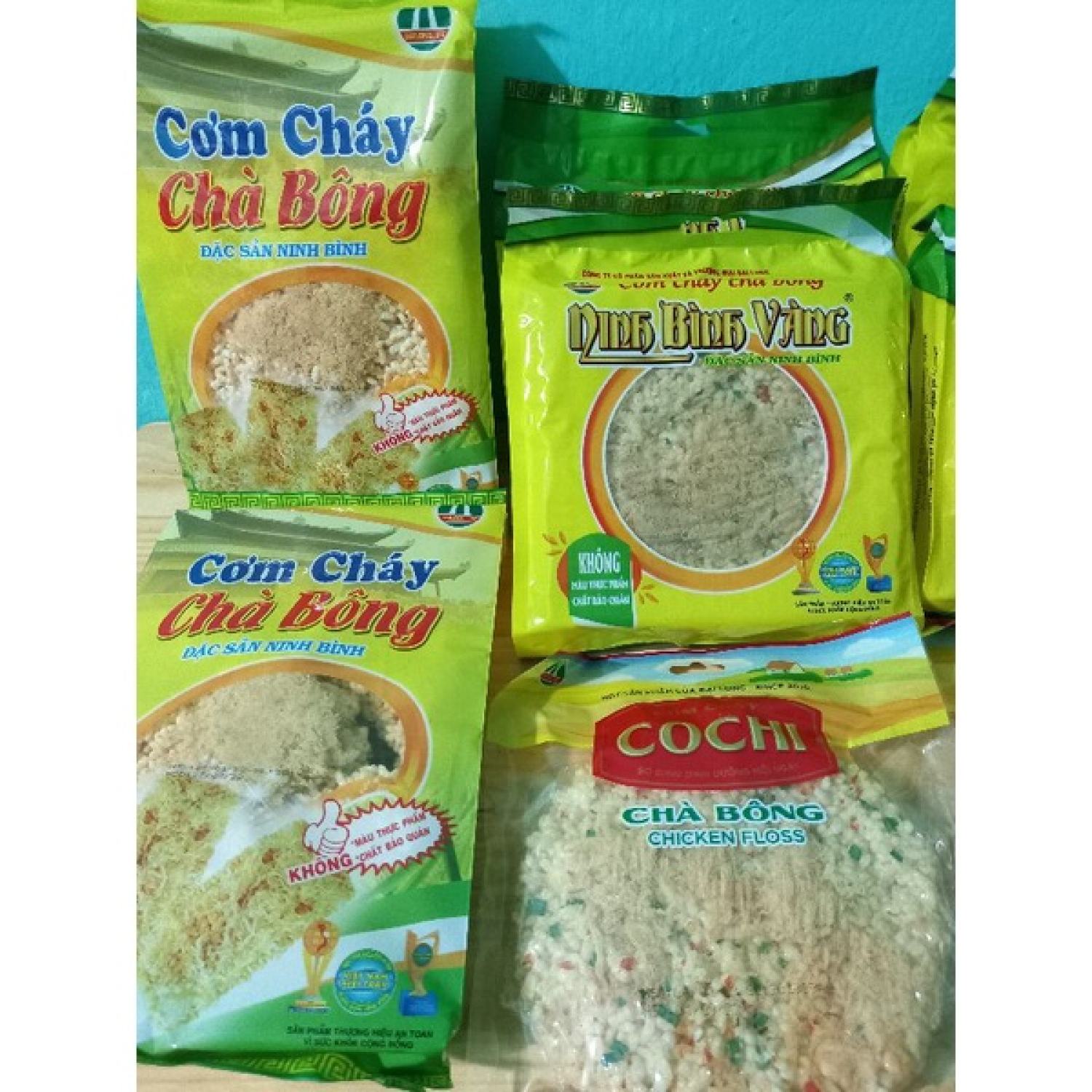 CƠM CHÁY CHÀ BÔNG - ĐẶC SẢN NINH BÌNH gói 195g