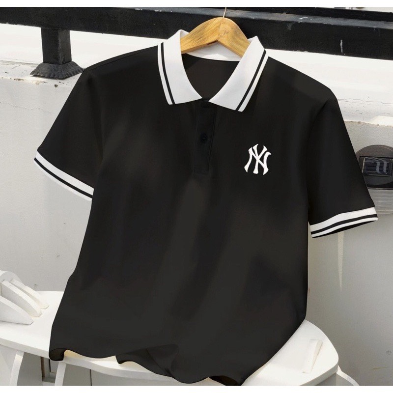 Áo thun MLB Polo mắt chim thoáng mát cao cấp