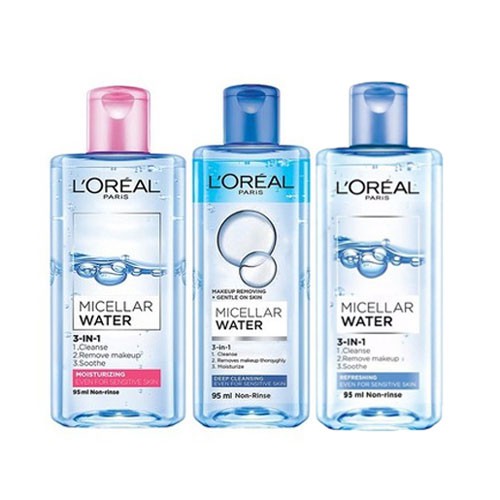 Nước Tẩy Trang L'Oreal Paris 3 In 1 Micellar Water 95ml