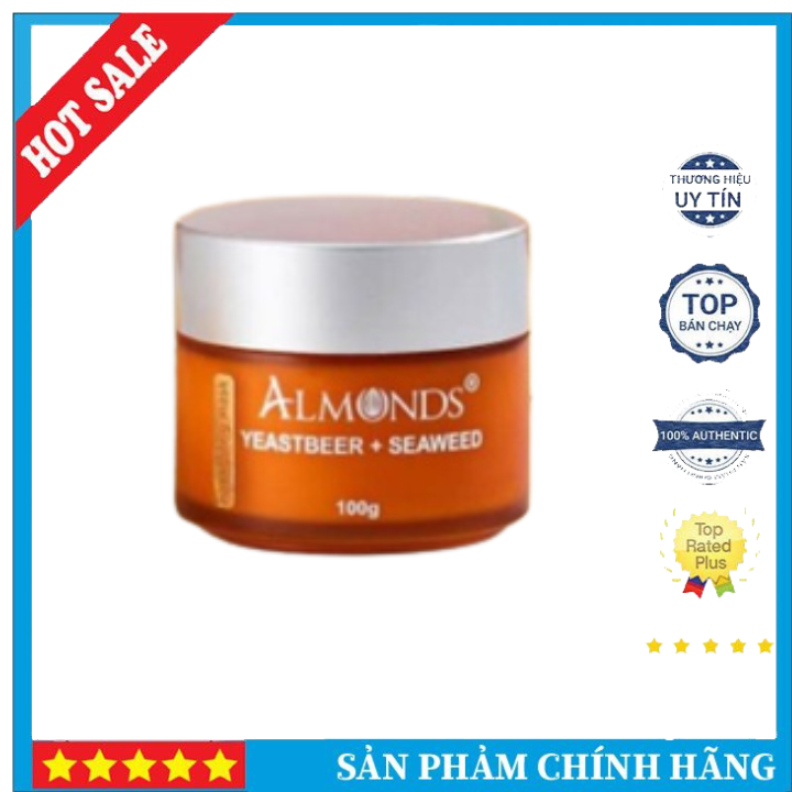 [CHÍNH HÃNG] Mặt Nạ Men Bia Pháp Almonds