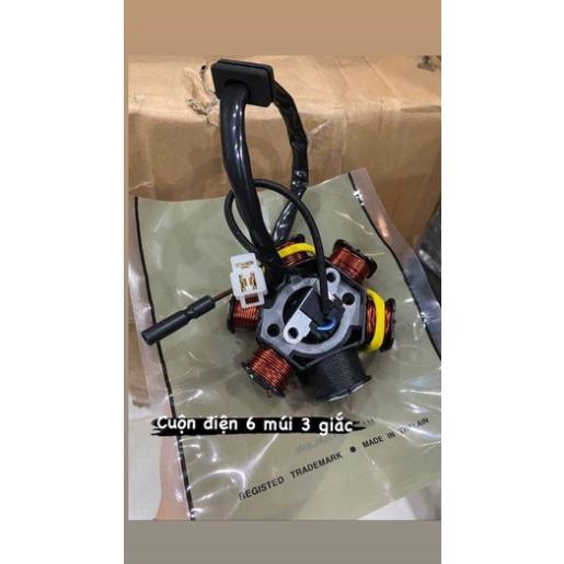 Cuộn điện 6 múi xe máy HANDTOOL Dream - Wave, lửa 6 cục 5 lớp