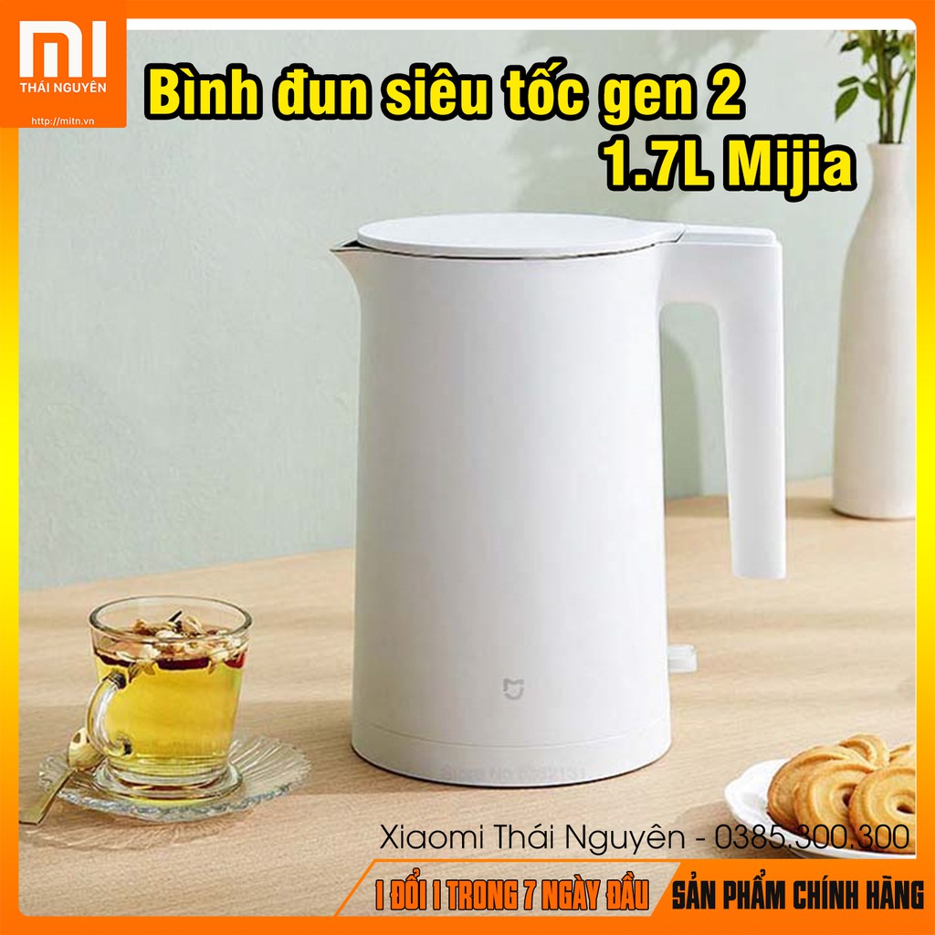 Bình đun siêu tốc gen 2 1.7L Mijia MJDSH04YM