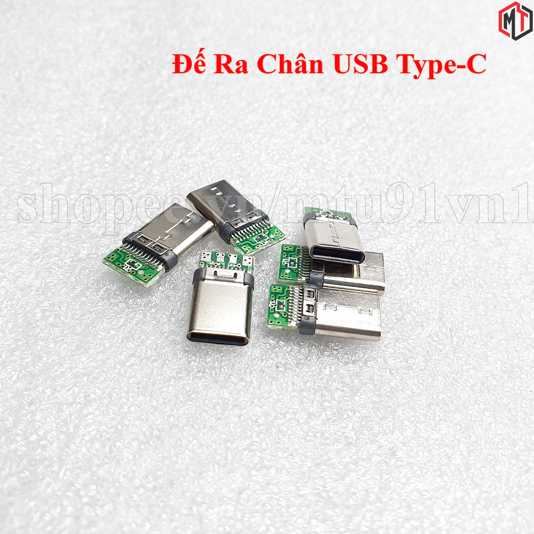 Đế ra chân USB 3.1 Type-C (Chân sạc - Đầu Đực - Đầu Cái)