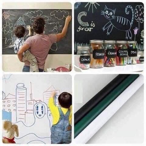 Bảng decal dán tường cho bé học, decal trang trí