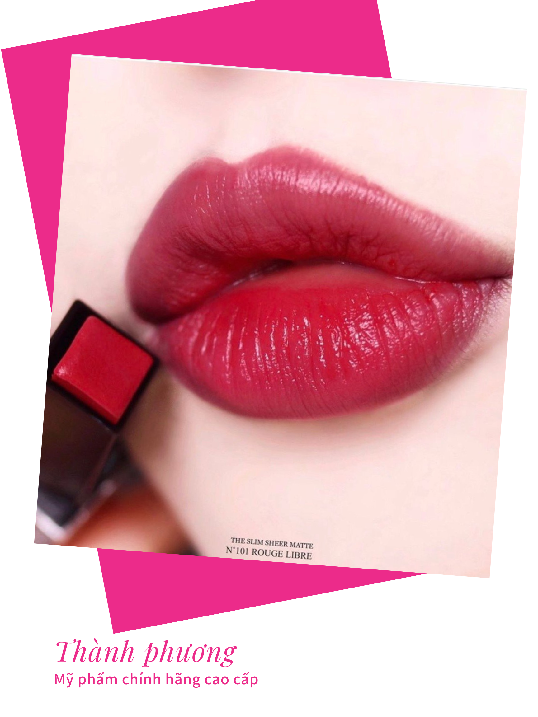 Son YSL Rouge Pur Couture The Slim Sheer Matte Màu 101 Rouge Libre