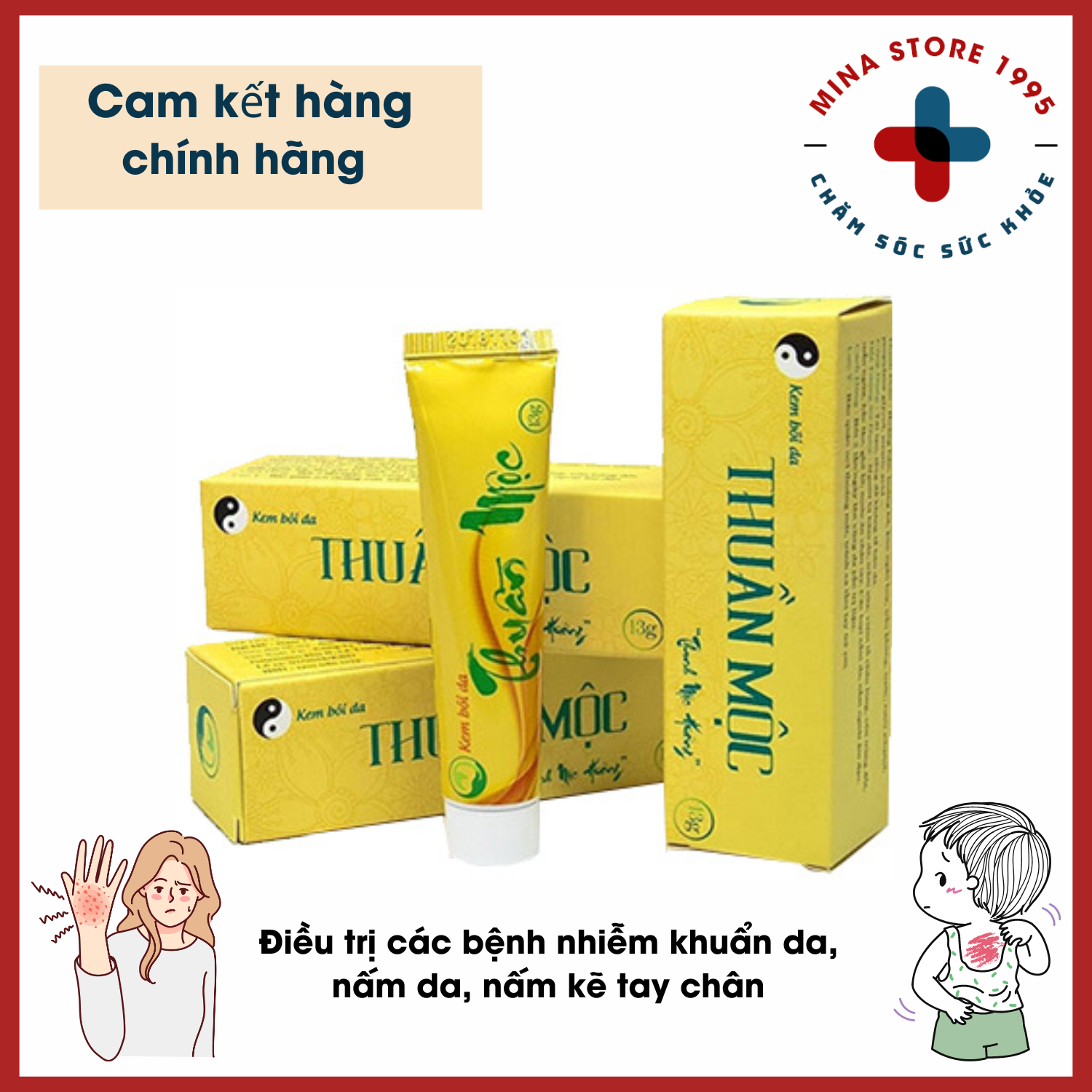 Kem bôi da Thuần mộc - Hàng chính hãng