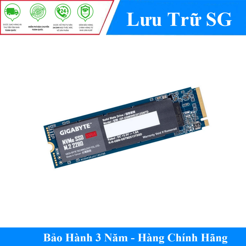 Bảng giá Ổ cứng Gắn Trong SSD Gigabyte 512GB M.2 2280 NVMe Gen3 x4 (GP-GSM2NE3512GNTD) - Hàng Phân Phối Chính Thức Phong Vũ