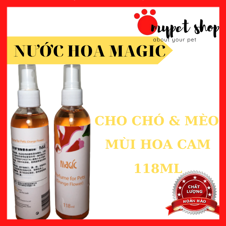 Nước hoa chó mèo Magic mùi hoa cam