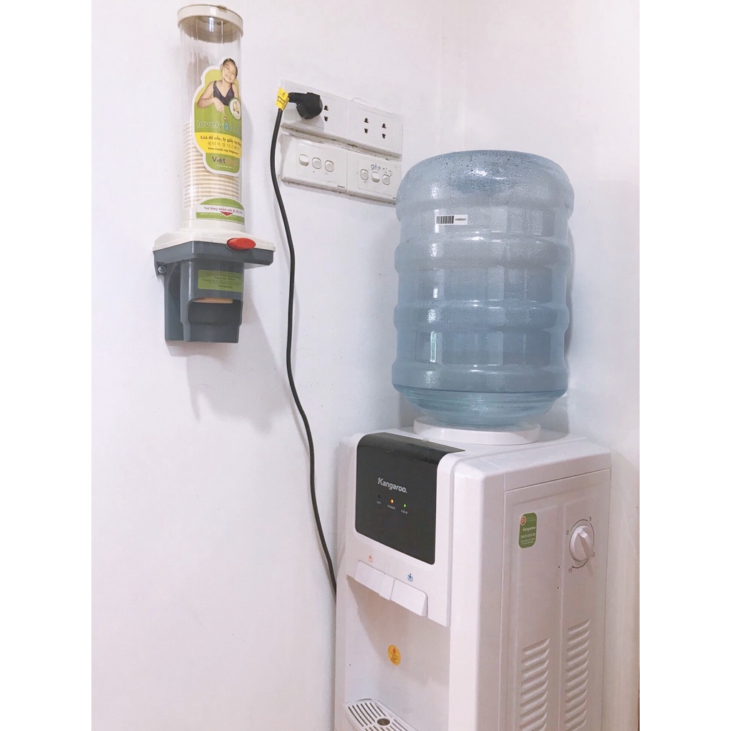 Giá để cốc tự động Vietcup cho cốc giấy văn phòng