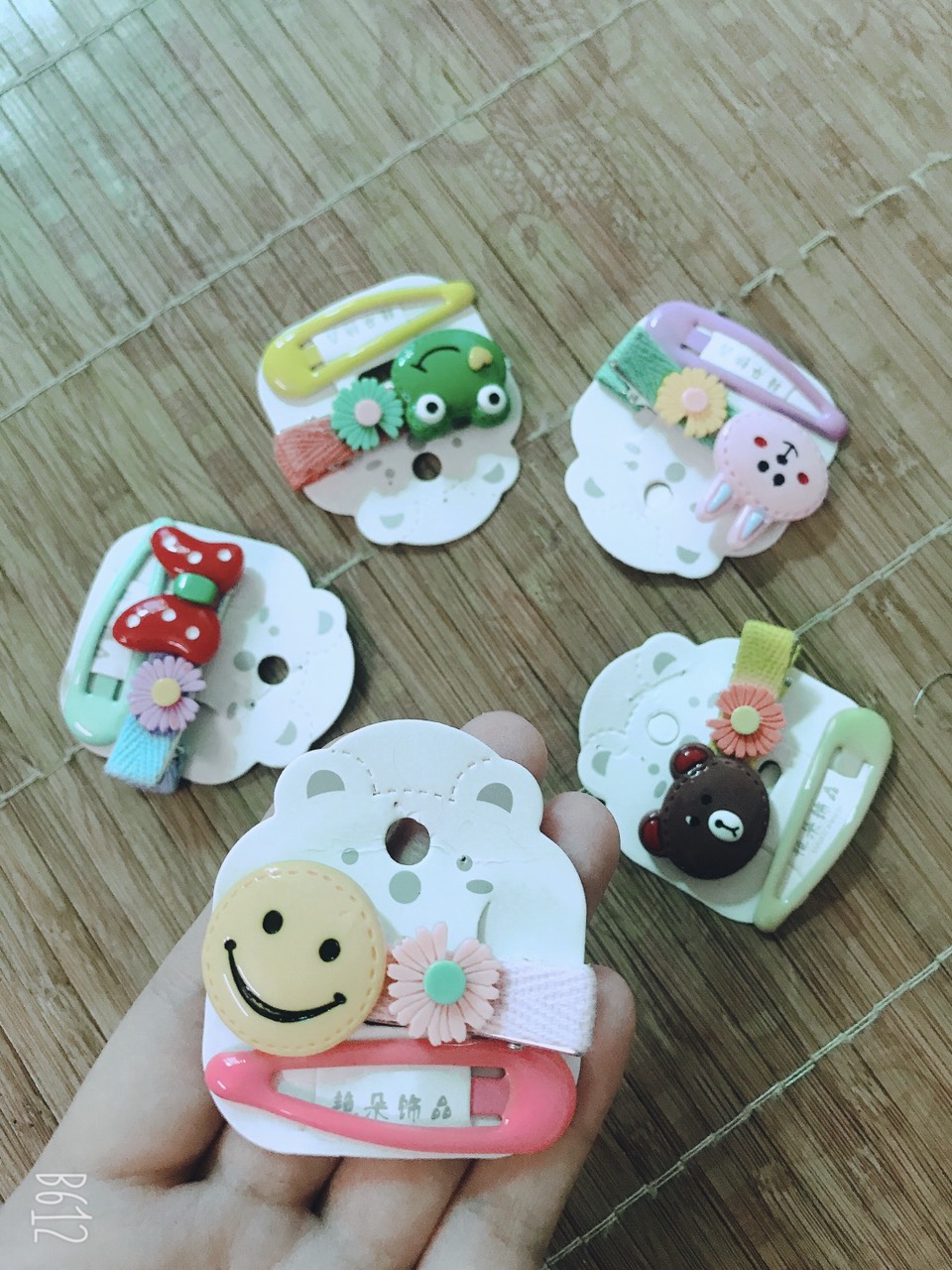 Sét 2 kẹp tóc hình ngộ ngĩnh cho bé - phukienteen