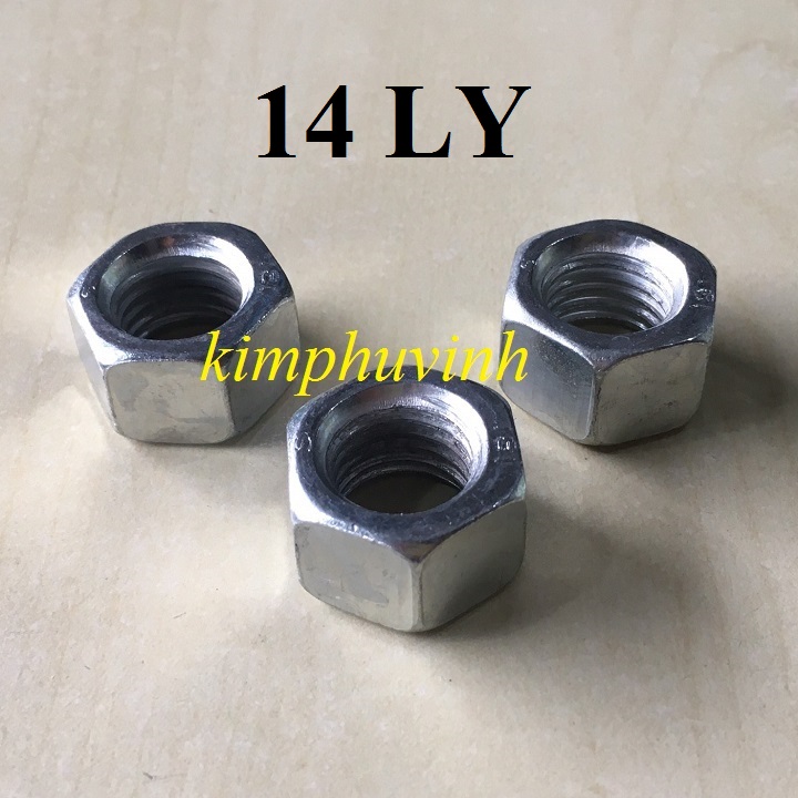 10 con -TÁN M14 - ĐAI ỐC - ECU 14Li