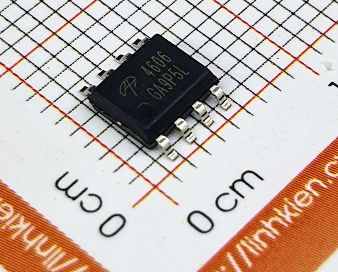 Ao4606 mosfet n+p channel 30v 6a sop-8