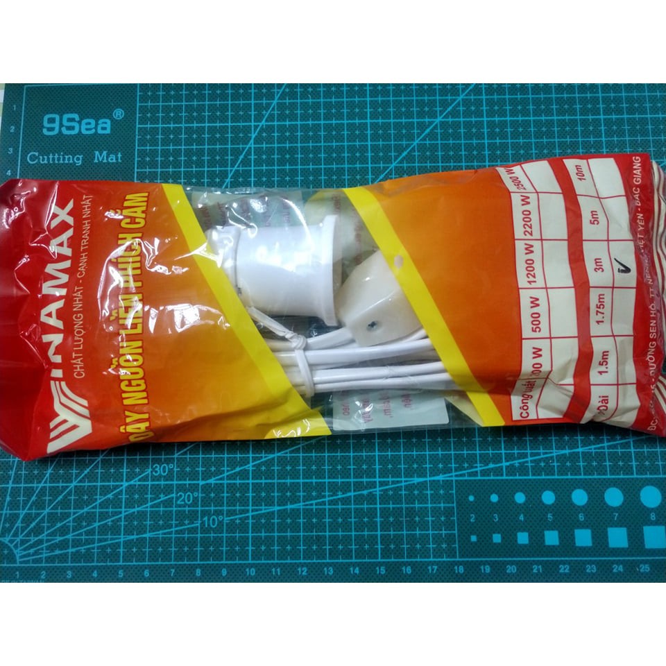 Đui đèn liền dây và phích cắm Vinamax 5 mét