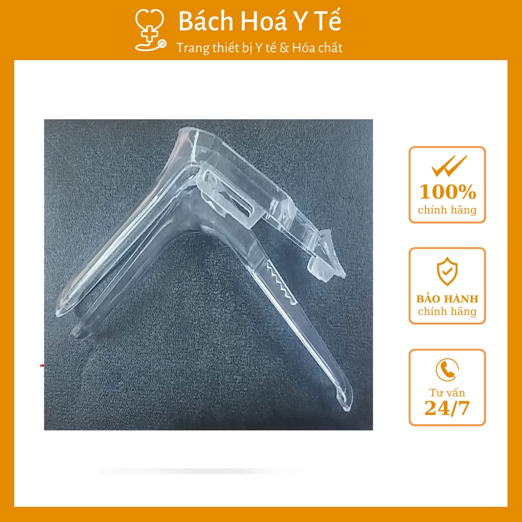 Mỏ vịt nhựa khám phụ khoa size M, túi/20 chiếc