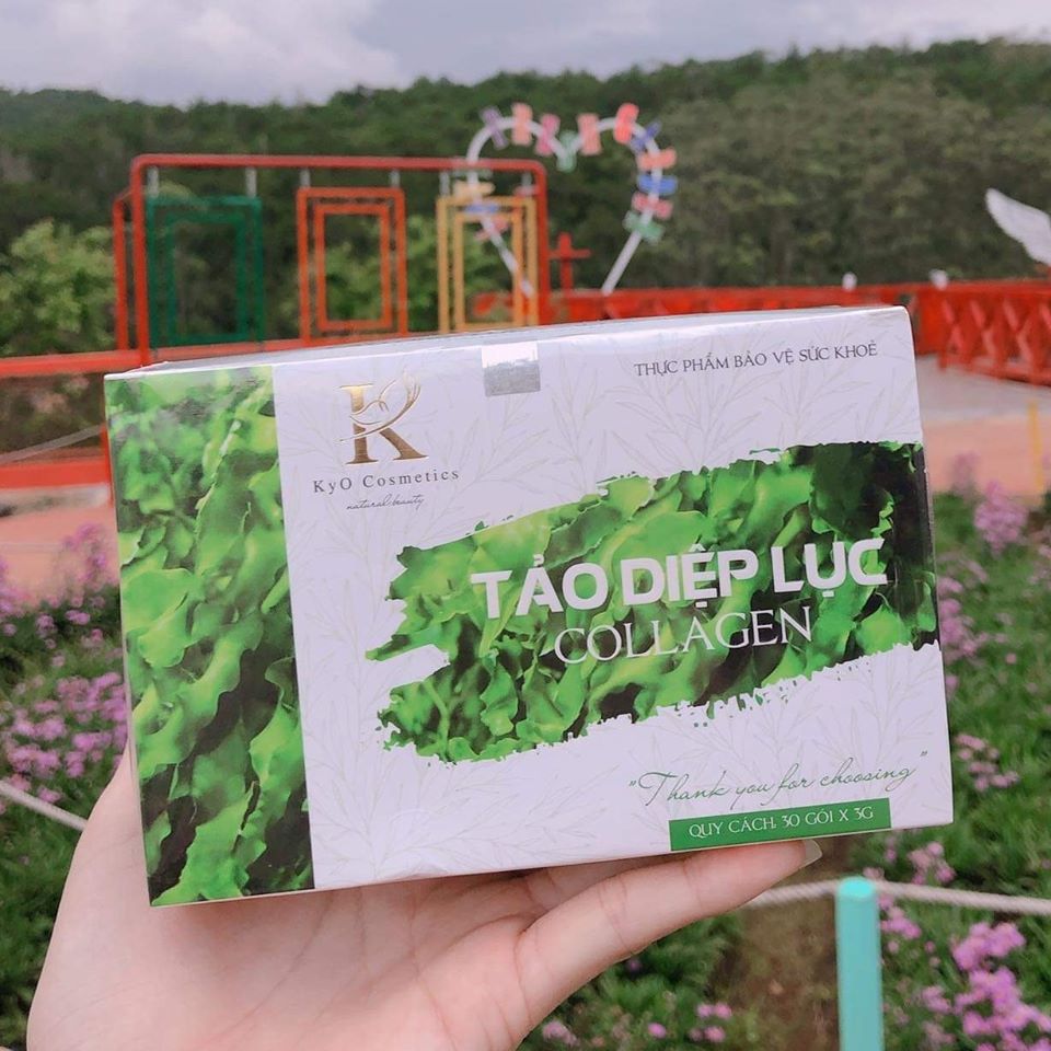 [CHÍNH HÃNG] tảo diệp lục Collagen KYO