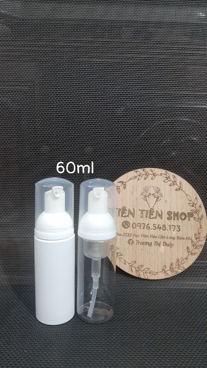 Chai nhựa tạo bọt 60ml