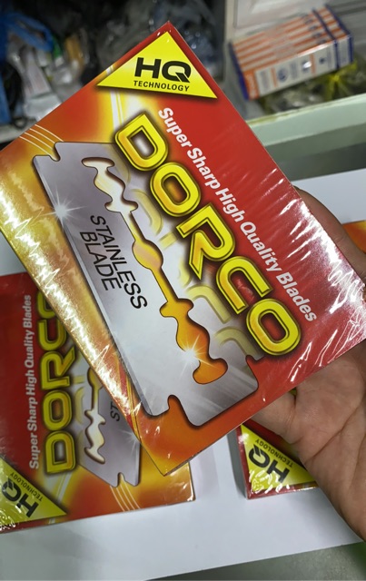 Dao tem , dao lam Dorco màu cam