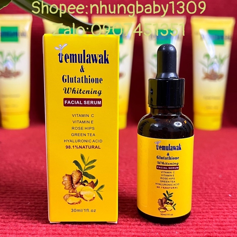 Serum Temulawak trắng da
