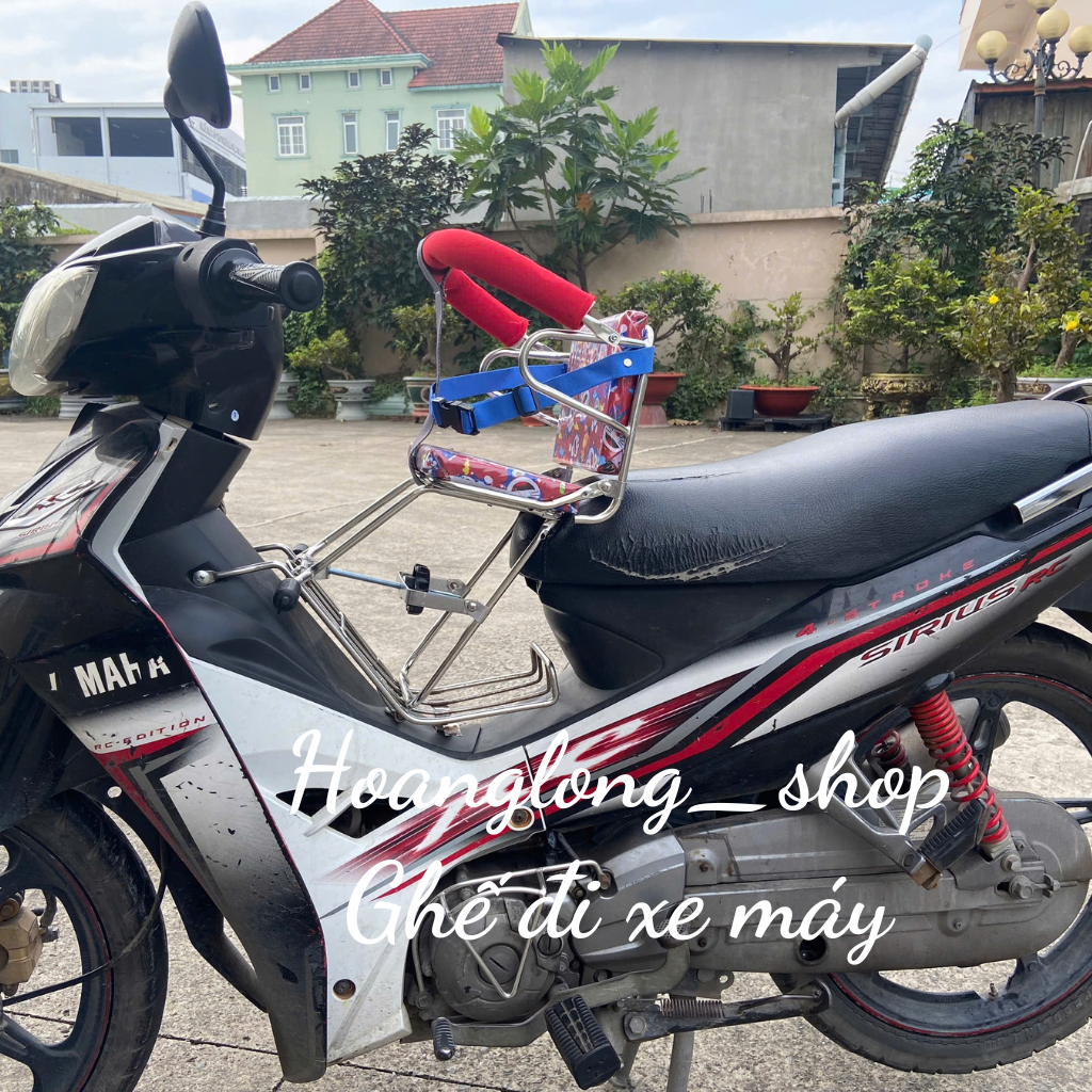 Ghế đi xe máy cho bé, an toàn chắc chắn