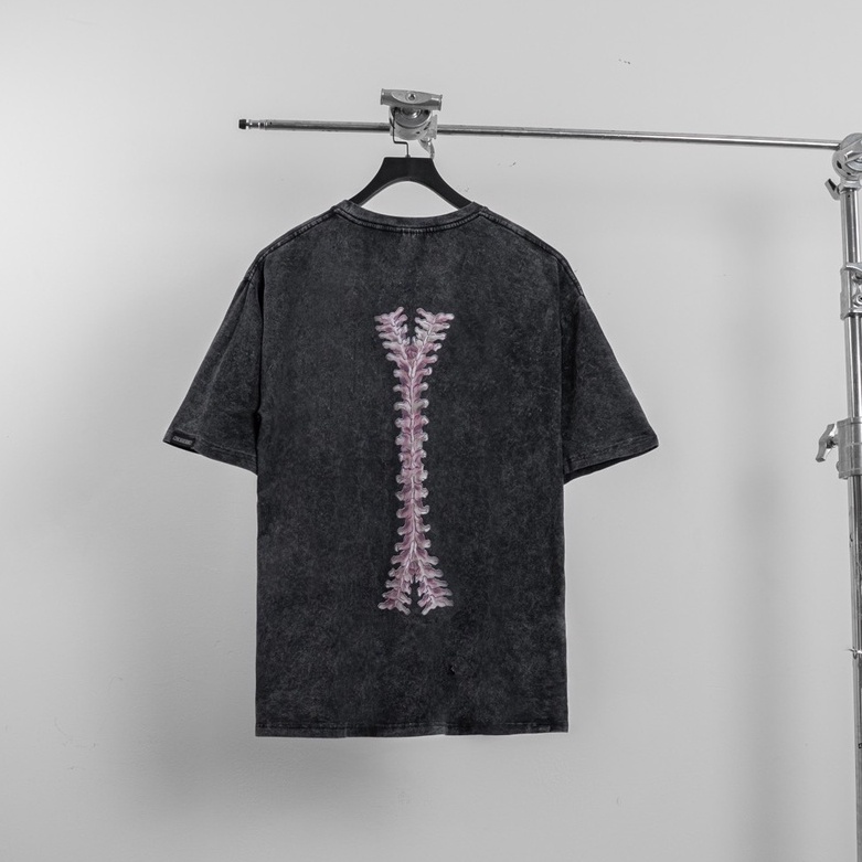 LUCKÁo thun tay lỡ The Bad God Bones tee
