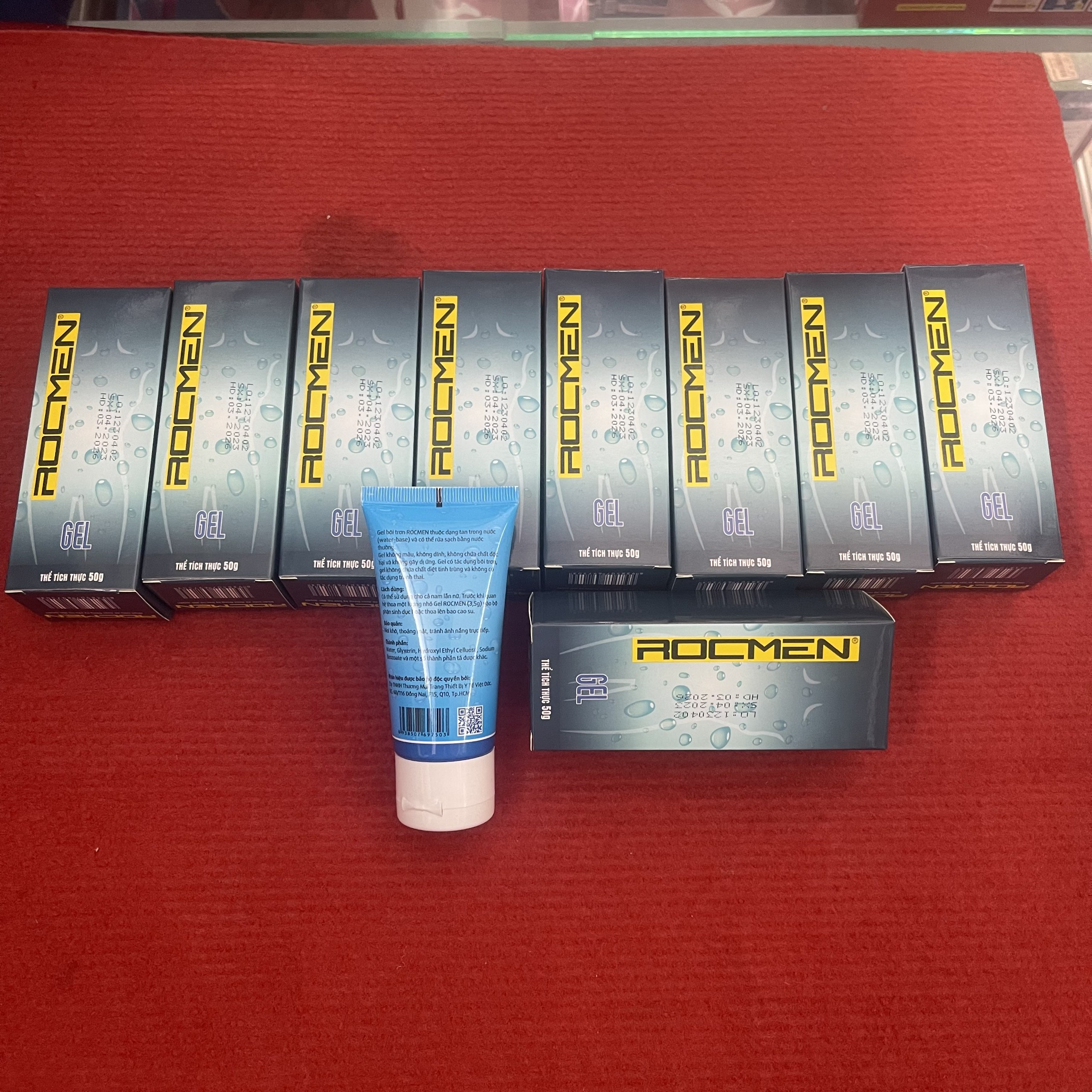 Gel Bôi Trơn + Kéo Dài RocMen 50g