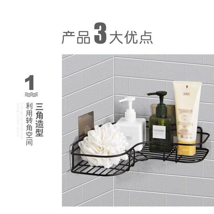 combo 2 Kệ góc dán tường siêu chắc - Kệ góc dán tường