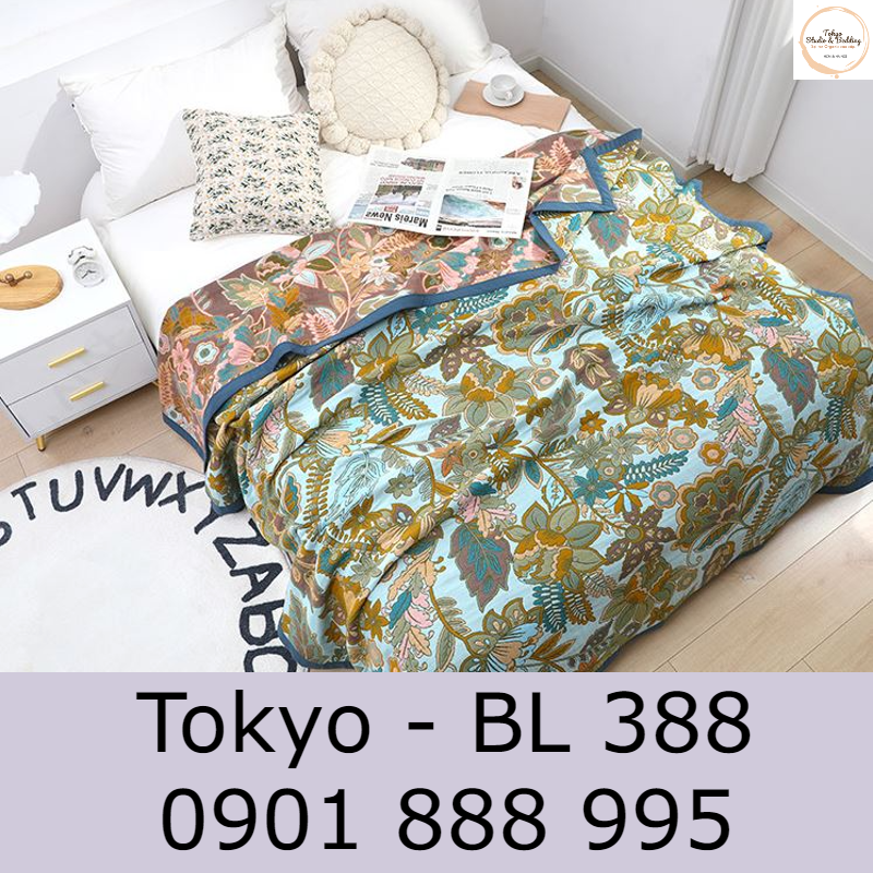 A93_Chăn Xô Organic Cotton Dòng Cao Cấp