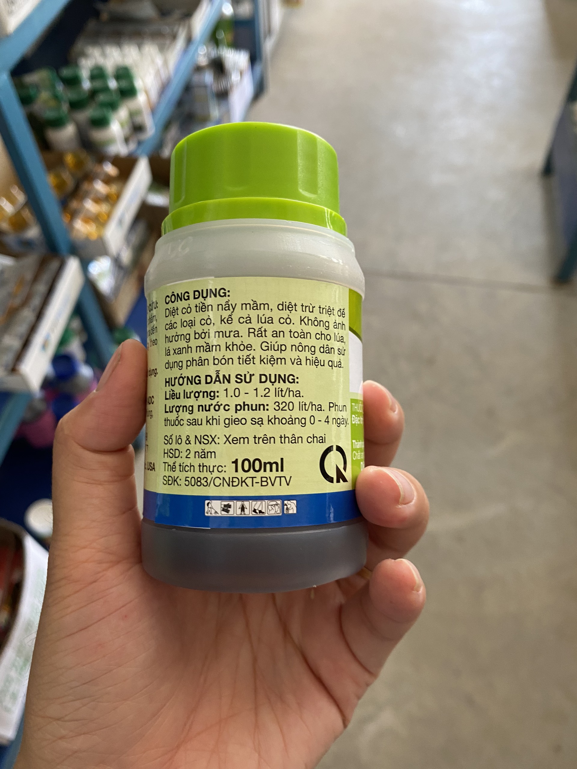 Thuốc diệt mầm cỏ lúa ADC (100ml)