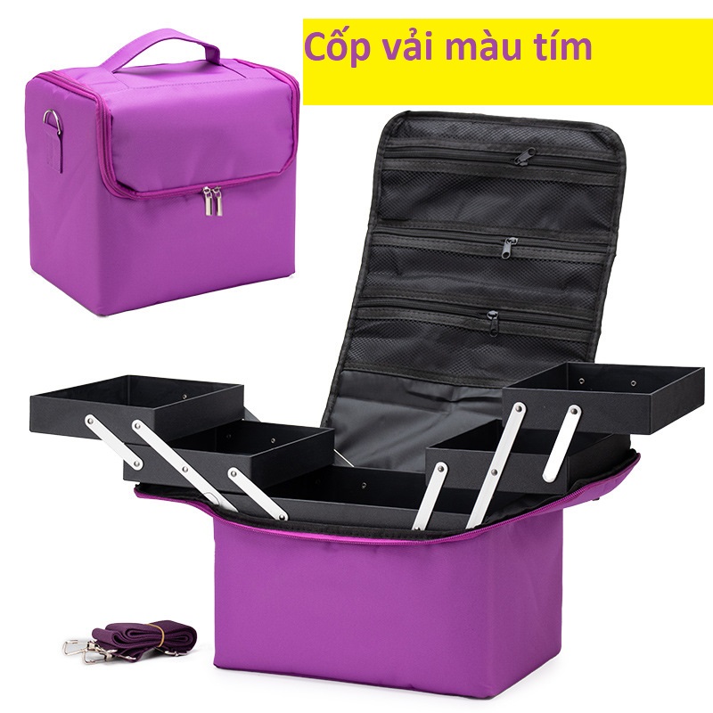 Cốp vải đựng đồ trang điểm, cốp vải đựng đồ nail