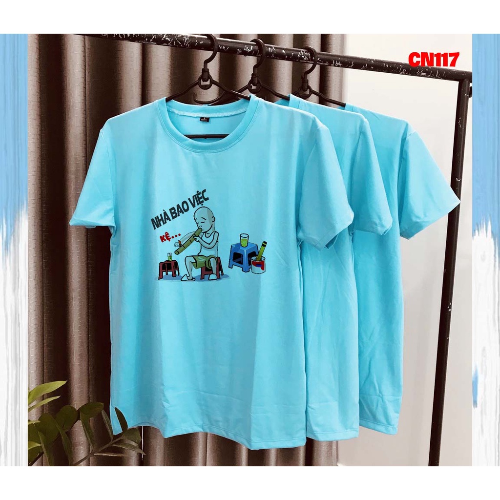 Áo thun nam nhà bao việc kệ - ktqn tshirt and uniform