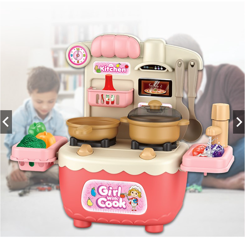 Kitchen set 36 pices for baby Girl