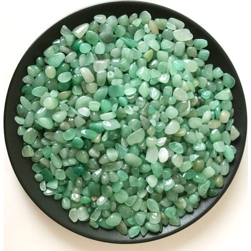 Đá vụn thạch anh 500g màu xanh lá 100% tự nhiên