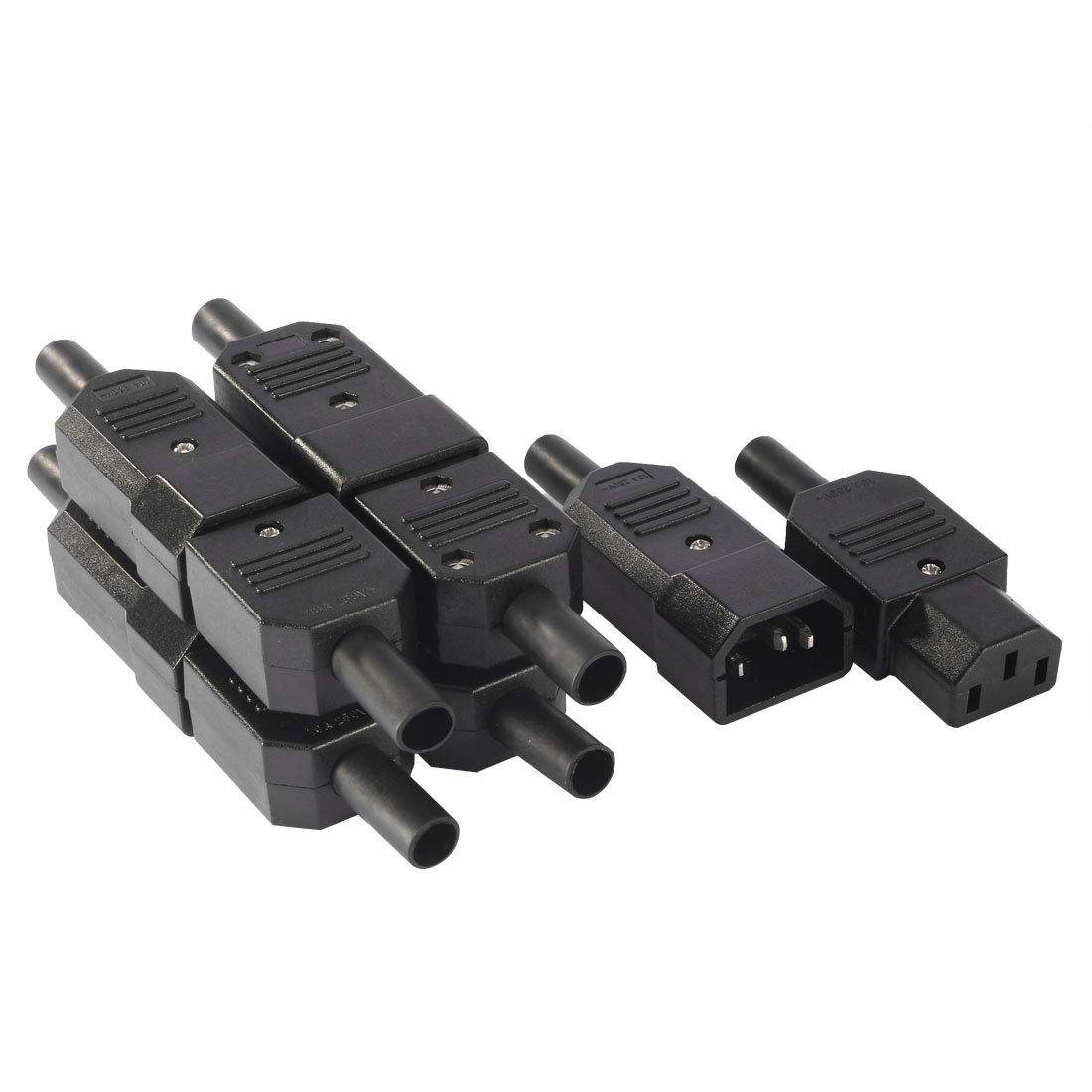 [HCM]Bộ 5 cặp Phích cắm C13 - C14 Đực và Cái