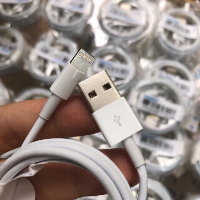 Combo 10 cap sạc 5 chip zin foxcom iphone loại 1 - bảo hành 1 năm