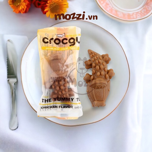 Snack cho chó Crocgy Cá sấu gặm sạch răng Thái Lan