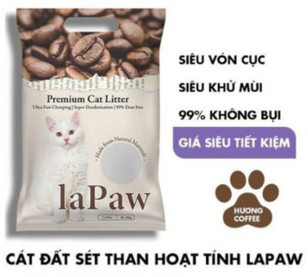 Cát Vệ Sinh Cho Mèo LAPAW 8L-15L-20L (đủ mùi)
