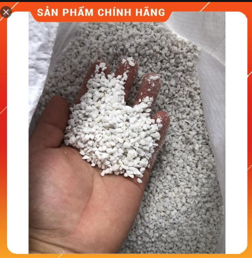 Đất trồng - ĐÁ PERLITE- ĐÁ TRÂN CHÂU (đá xốp) GÓI khoảng 450-500gram