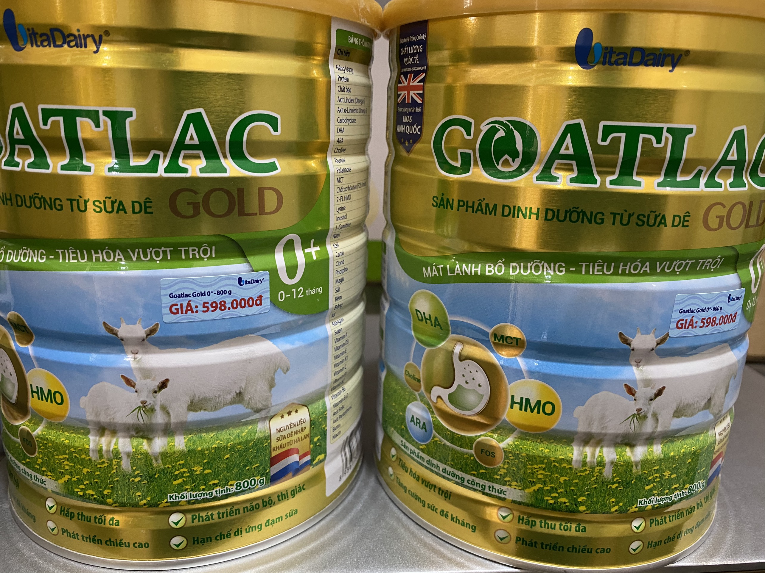 Sữa dê Goatlac Gold 0(Sữa mát cho trẻ dị ứng đạm sữa bò)